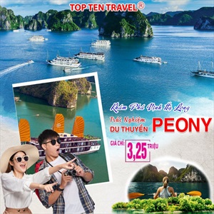 Tour du thuyền Peony Hạ Long | 2N1D